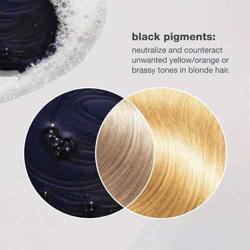 milk_shake icy blond shampoo award winning shampoo with black pigment to cool brassy tones and enhance platinum blonde hair ideal for maintaining icy, ash-toned color