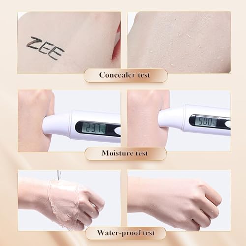 Mushroom Head Air Cushion CC Cream - BB Cream Makeup Brightening & Moisturizing, Full Coverage Concealer for Older Women, Oil Control Foundation for Mature Skin (Natural, 3.21 Ounce (Pack of 1))