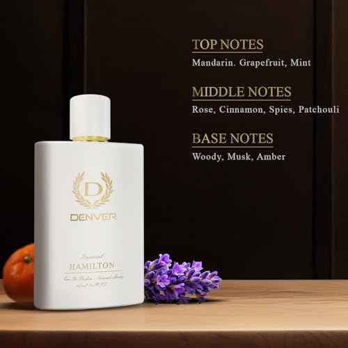 Denver Imperial Eau de Parfum for Men, 100ml | Long-Lasting Fragrance and Odor Protection | Blending Fresh Citrus, Spicy, Woody and Musky Notes for a Bold Elegant Finish