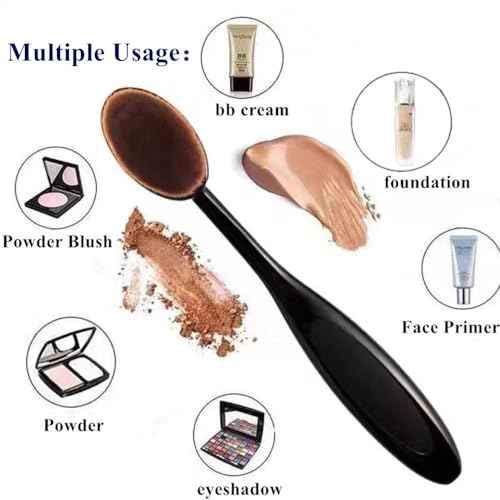 Daily Makeup Brush (Black) - Soft Nail Art Dust Powder Remover brush for Cleaning Fingernails, Makeup Tools