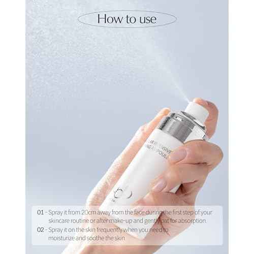 LBB Cellular Intensive Soothing Ampoule - Vegan Moisture Glow Calming Face Spray Serum - Skin Balancing, Radiance, Moisturizing - Tangerine Cellular Red Ginseng, Prebiotics 2.03 fl.oz.