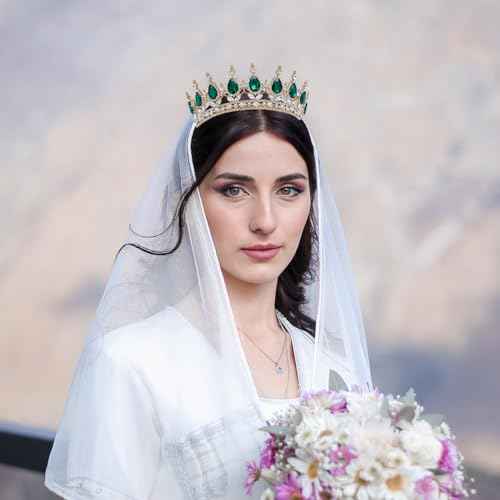 Tiara Crown for Women Crystal Queen Crowns Princess Tiaras with Comb Royal Crown for Wedding, Christmas, Halloween, Birthda, party, Prom, Anniversaries