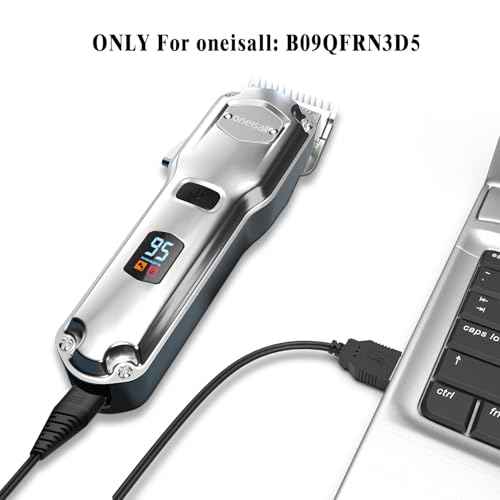 USB Charging Cable Cord for oneisall Low Noise Dog Clippers Model RFC-676 Only- Fit for oneisall Rechargeable Stainless Steel Blade Pet Shaver