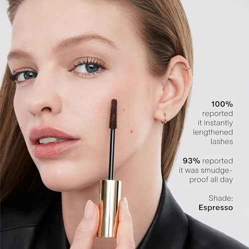 Hourglass Unlocked Instant Extension Mascara, Tubing Mascara Dramatically Lifts, Defines & Lengthens for Fanned-Out Lashes, Natural-Looking Eyelashes for up to 16hrs of Smudge-Proof, Flake-Free Wear