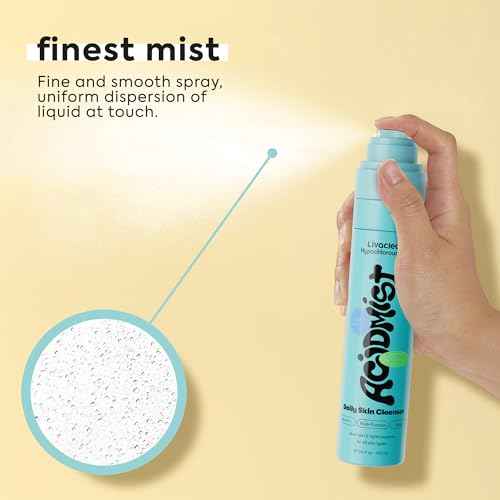 Hypochlorous Acid Spray for Face & Body - 3.4 fl oz 0.02% HOCL - Helps Reduce Redness and Breakouts - Travel Size Hypochlorous Spray - Multi-Purpose Topical Facial Skin Repair - pH-Balancing Toner