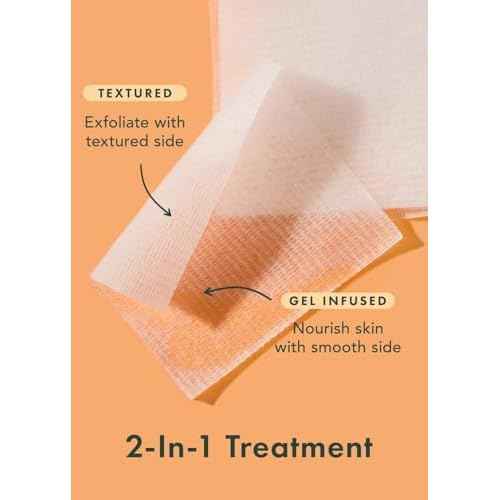 Rael Toner Pads, Cotton Pad for Face ? Dual Textured, Exfoliating and Soothing with Carotene, Niacinamide, Hyaluronic Acid, Hydrating, Korean Skin Care (70 Count)