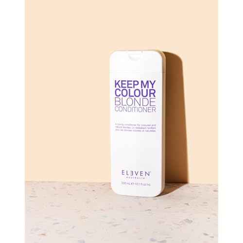 ELEVEN AUSTRALIA Keep My Colour Blonde Conditioner - Purple Conditioner for Blonde & Silver Hair, Color Protecting & Toning, Neutralizes Brass for Women & Men, Sulfate Free, Vegan