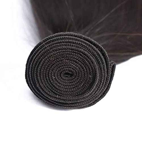 Cranberry Hair 12 14 16 Inches Brazilian Straight Hair 3 Bundles Unprocessed Brazilian Human Hair Extensions 100g/Bundle Natural Black