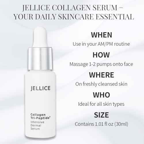 Collagen Tripeptide Face Serum ? Anti-Aging & Firming Formula with Niacinamide, Hyaluronic Acid & Centella ? Deep Hydration & Smoother-Looking Skin ? Japanese Beauty ? 1.01 fl oz