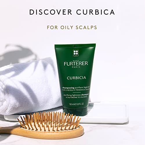 Rene Furterer CURBICIA Purifying Lightness Shampoo - For Oily-Prone Scalp - Sebum Control - 5 fl. oz.