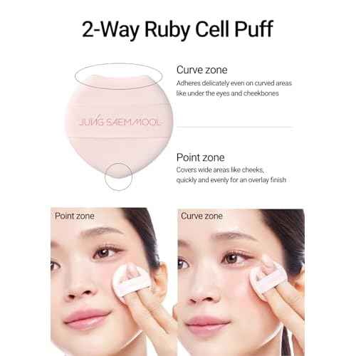 JUNGSAEMMOOL Artist Cushion Blush (Rare Rose) | Easy to Blend, Lightweight, Hydrating Korean Makeup Cushion Blush for Dewy & Glowing Cheeks