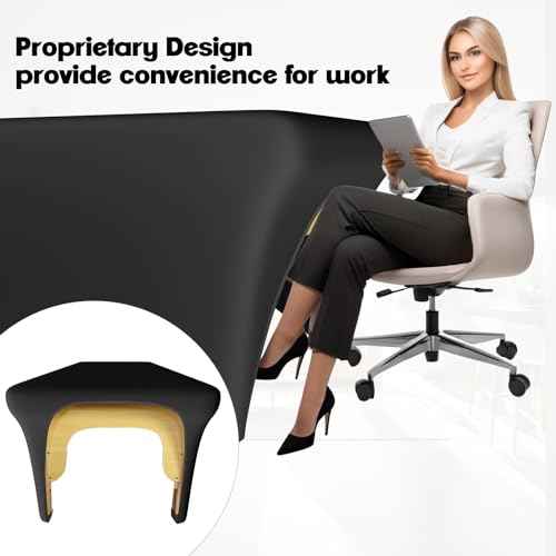 Black Lash Bed Cover Massage Table Cover Protector with Cut-Out for Leg Room, Stretch Rectangular Table Cover for 6FT Eyelash Extension Bed/Spa Bed/Message Bed(Strong Elasticity)