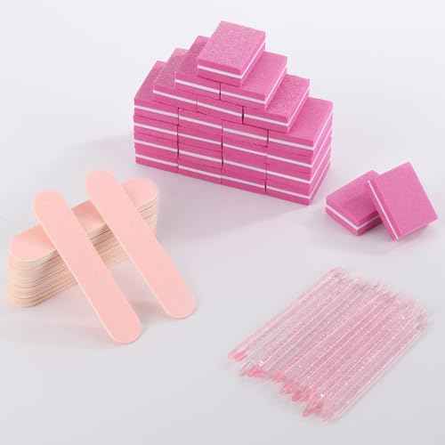 24 Sets Disposable Manicure Kit, Individually Package Nail Kit,Manicure Set with Mini Nail File,Mini Nail Buffer,Nail Stick for Salon Home