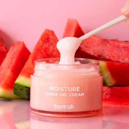 HEIMISH Watermelon Moisture Soothing Gel Cream - Hydrating, Cooling & Soothing, Plumping Facial Cream, Daily Face Moisturizer with Watermelon Extract, Lightweight, Fast-absorbing, 3.7fl.oz/110ml