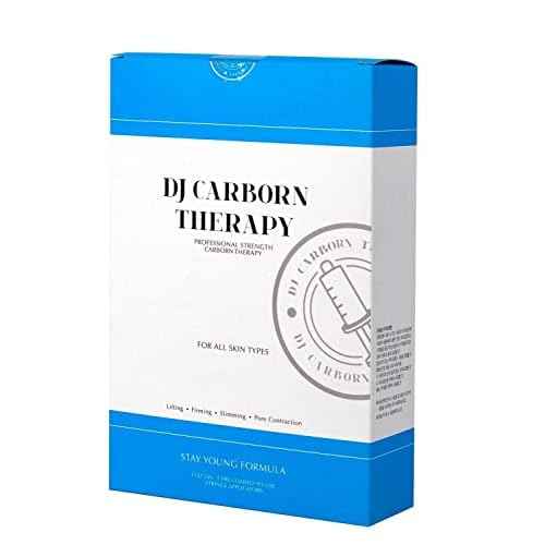 Carboxy CO2 Therapy: Face & Neck Gel Mask; All Skin Type; Pore Cleansing & Tightening Mask (5 Applications)