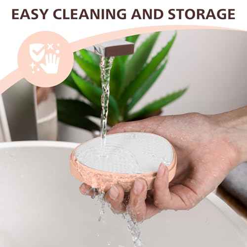 BALUCA Glass Foot File Callus Remover for Feet - Nano Glass Foot Scraper Scrubber Dead Skin Removal for Cracked Heels,Professional Pedicure Tool for Home, Salon, and Travel (Apricot)