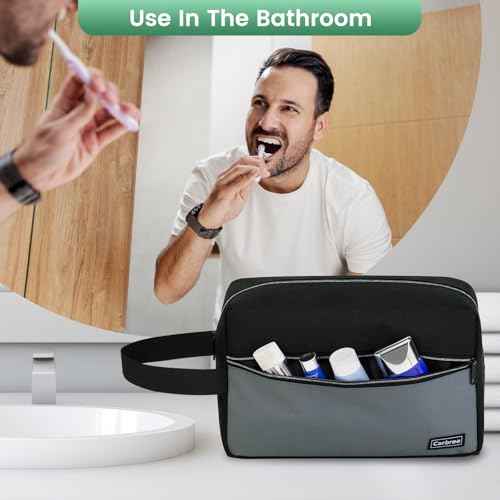 Travel Toiletry Bag - Large Travel Bag for Toiletries, Cosmetics, Accessories, Gifts - Black