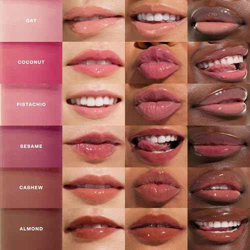 Tower 28 ShineOn Milky Lip Jelly, PISTACHIO, Non-Sticky, Hydrating Vegan Lip Gloss in Milky Nude Pink, Moisturizing Apricot and Raspberry Seed Oil, Clean, Cruelty Free