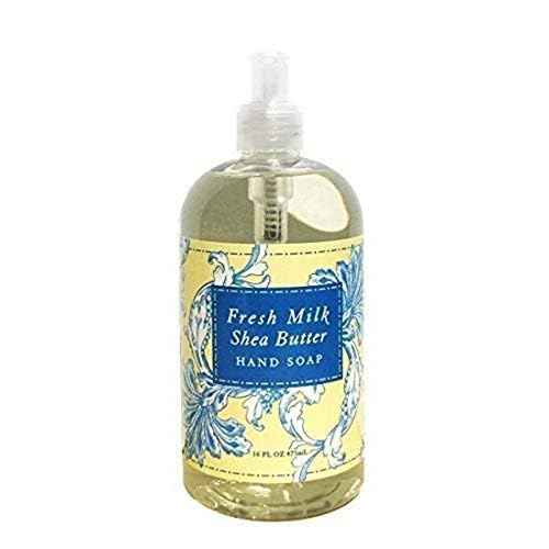 Greenwich Bay Fresh Milk Body Care Spa Quartet - Hand Soap, Lotion, Body Butter, and Soap Bar Square - Luxurious Shea Butter Skin Care in Captivating Botanical Scents