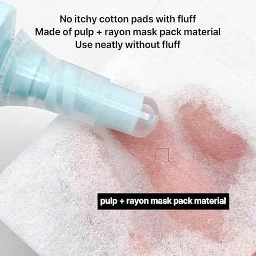 ILSO 1/3 Saving Cotton Pad, Thin Layer Perfect for DIY Toner pad and mask, 40 Sheets, Korean Skincare (50 x 70mm)