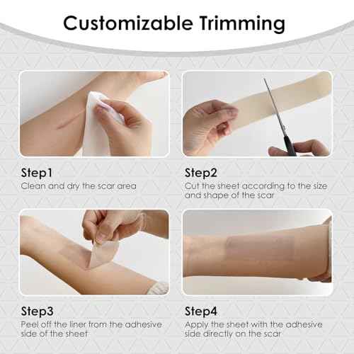 Silicone Scar Sheets,Silicone Scar Tape for Removal Treatment,Medical Grade Scar Tape for Surgical Scars,C-Section,Tummy Tuck,Scar Removal Away(1.6" x 60" Roll - 1.5M) Keloid Bump Removal