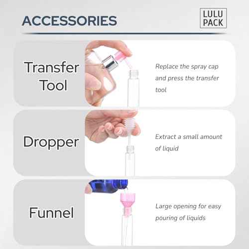 Perfume Atomizer Refillable Travel Bottle: Cologne Portable Sprayer for Men - Mini Spray Empty for Refill - 1oz Large Size Black