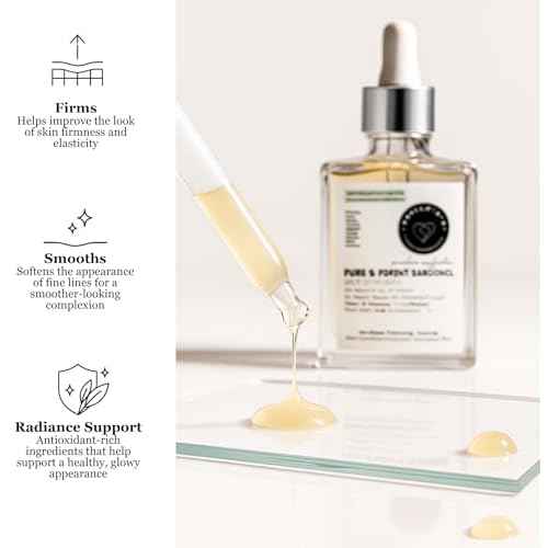 Organic Oil-Based Bakuchiol Serum For Face | 1oz Natural Retinol Alternative for Glowing Skin | Brightening Serum For Face | 99% Pure Bakuchiol Oil with Jojoba & Sea Buckthorn | Made In USA