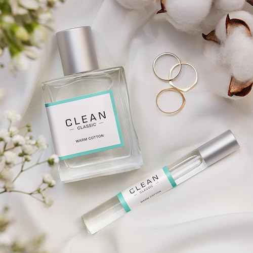 Clean Beauty Perfume Duo, Full & Travel Size, Fresh Laundry Warm Cotton Scent, Strawberry Fields Juicy Berry Notes, Layering, Giftable Fragrance Set