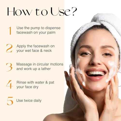 Nourish Mantra Vitamin C Glow Face Wash | Gently Cleanses the Skin | Infused With Vitamin C, Aloe Vera, & Vitamin E | Suits All Skin Types | For Men & Women | 200 ml