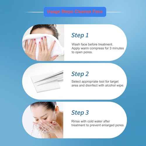 3Pcs Professional Pimple Popper Tool Kit,Pimple Extractor,Surgical Grade Blackhead Remover,Blackhead Remover Tools,Acne Comedone Extractor Tool for Face, Nose, T-Zone