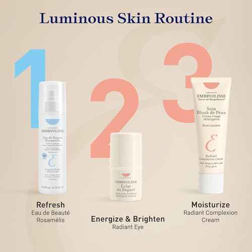 Embryolisse Radiant Complexion Cream. Hybrid Makeup & Face Moisturizer with Hyaluronic Acid & Shea Butter. Illuminating Care for Glowing Skin, 1.01 Fl.Oz.