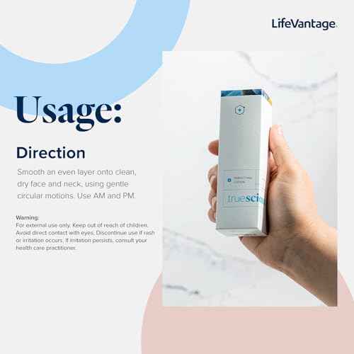 LifeVantage - Face Lotion TrueScience Revitalizing - Adds Radiance to Dry Skin with Hybrid Serum, Facial Lotion and Nrf2 Actives - 100ml