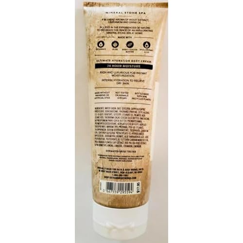 Bath & Body Works Mineral Stone Spa Ultimate Hydration Body Cream 8 Ounces Pack of 2