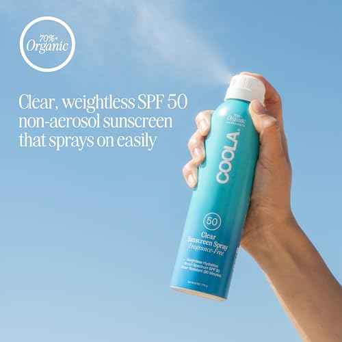 COOLA Organic Sunscreen SPF 50 Sunblock Spray