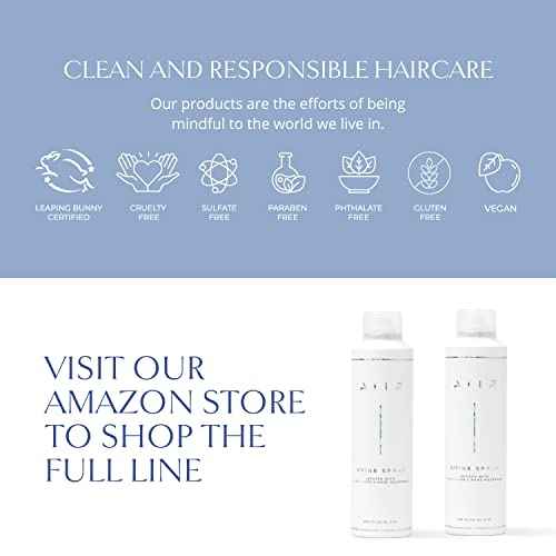 AIIR Shine Spray -Smoothing Spray for Glossy Sleek Hair, Humidity and Frizz Shield Spray, Gloss Spray, Lightweight Spray Coats and Protects Hair, Enhance Shine & Color with Reflect, 6 oz