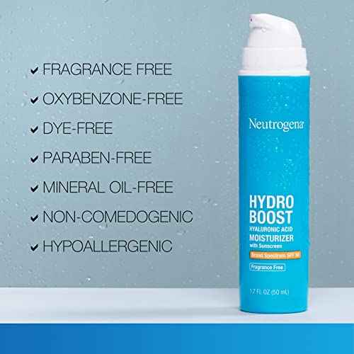 Neutrogena Hydro Boost Hyaluronic Acid Hydrating Face Moisturizer With SPF 50, Fragrance Free Facial Moisturizer, 1.7 fl. oz, & Trial Size Hydro Boost Facial Cleanser, 0.5 fl. oz