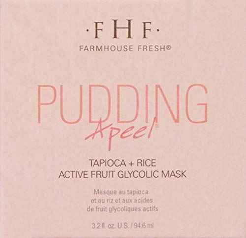 FarmHouse Fresh Pudding Apeel Tapioca Rice Active Fruit Glycolic Mask, 3.2 Fl Oz