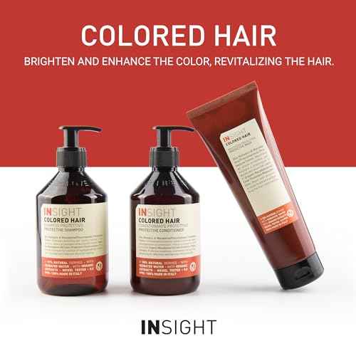 Insight Clean Beauty Colored Protective Hair Conditioner, Organic Henna Extract, Vegan, 13.5 fl oz