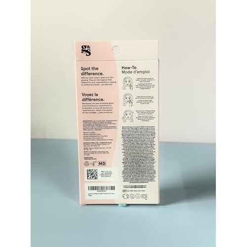 grace & stella Award Winning Pimple Patches for Face - Dermatologist Tested Acne Patches - Hydrocolloid Patch for Breakouts, Whiteheads - Vegan Acne Spot Treatment for Face (Invisible, 216 Count)