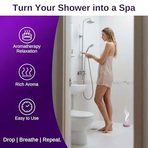 W&E Choice Shower Steamers Aromatherapy 8 Counts, Christmas Gifts for Women, Shower Bombs with Natural Essential Oils for Daily Relaxation & Stress Relief, Birthday Gifts for Wife, Mom