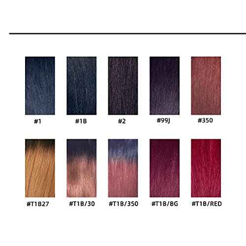 New Remy Yaky-Remy Blue 100% VIRGIN Human Hair Weave- Shed Free&Tangle Free (#1B, 12¡± packs of 2)