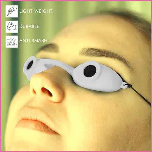 Super Sunnies Flex UV Eye Protection, FDA Compliant Tanning Bed Goggles, Red Light Therapy Glasses, 2 Pack