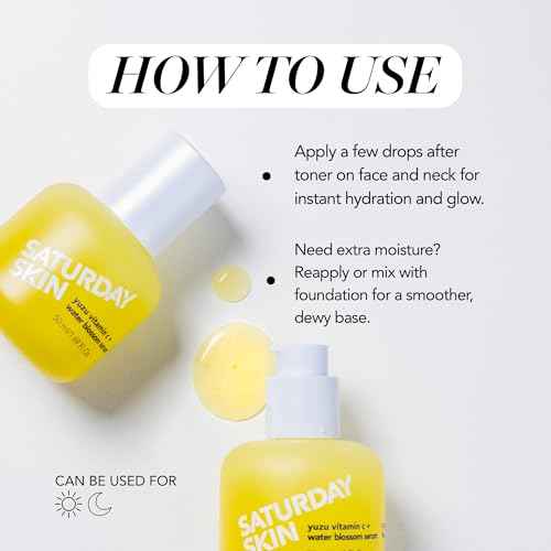 Vitamin C Serum For Face From Yuzu - Brightening Formula With Hyaluronic Acid 7 Peptide Mix And Niacinamide, Deeply Hydrate, Improve Uneven Skin Texture, Vegan, Korean Skin Care (50 ml)