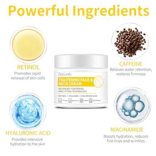 Neck Cream, Neck Creams for Tightening and Firming, Wrinkle Cream for Women, Skin Tightening Cream for Face, Neck, Chest & D?collet?.