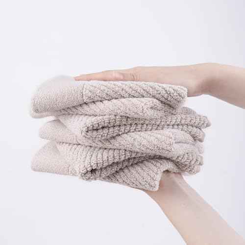 Everplush Industrial Style Face Towel 6-Piece Set - Cotton Combined with Microfiber, Strong Water Absorption, Extra Soft, Gentle on Skin, Durable, Ideal for Face & Hand
