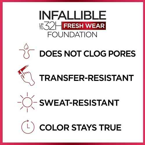 L'Oreal Paris Makeup Infallible Up to 32 Hour Fresh Wear Lightweight Foundation, 420 True Beige, 1 Fl Oz, Packaging May Vary