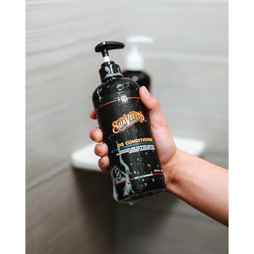 Suavecito OG Conditioner 16 oz Pump Bottle - Original Scent - Smooths & Hydrates, Nourishes & Moisturizes with Avocado and Coconut Oils - Repairs Dry Damaged Har - For All Hair Types, Sulfate Free