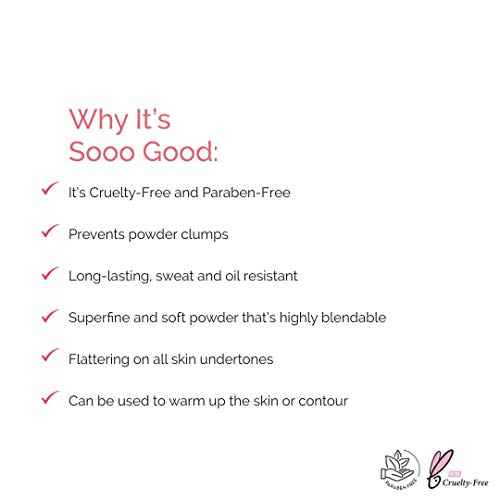 Elizabeth Mott Whatup Beaches Matte Bronzer Powder & Contour for Face, Long-Lasting Natural Sun-Kissed Bronzing Finish for All Skin Tones, Buildable Pressed Compact Makeup, Vegan & Cruelty-Free (10g)