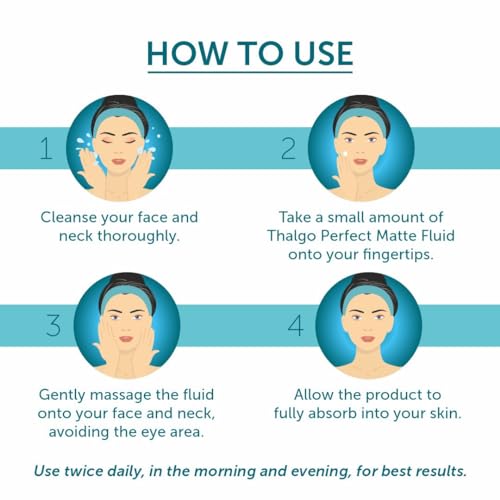 THALGO Purete Marine Perfect Matte Fluid, 1.35 Fl Oz