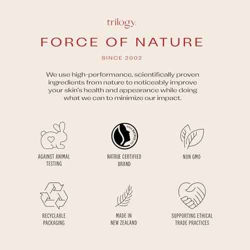 Trilogy AHA Resurfacing Serum with LIME PEARL & Rosehip Oil, 1.0 fl oz